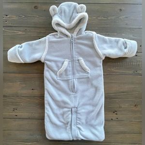 Baby Gap Newborn Bunting Bag / Winter Snowsuit. Up to 3 Months. Baby Blue.